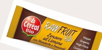 Céréal BIO presenta le Barrette RawFruit, gustose Barrette Bio