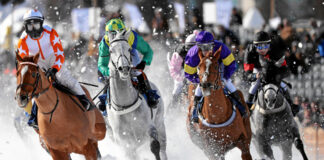 St.Moritz, l’edizione 2018 segna la 111^edizione di corse internazionali di cavalli sulla neve