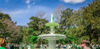 Georgia, a Savannah fervono i preparativi per festeggiare il St. Patrick’s Day 2018