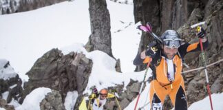 Val di Fassa (Tn), al passo San Pellegrino per la classica scialpinistica 42^Pizolada delle Dolomiti