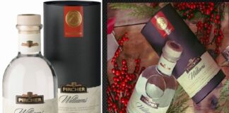 Piercher a Natale 2020 propone l’acquavite di pere Williams Christ di gusto e tradizione